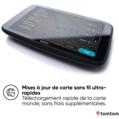 TomTom GO Superior 7: GPS Voiture 7 pouces - Traffic en temps réel - Services Premium 2 ans
