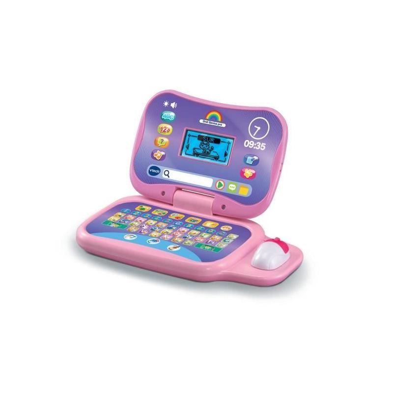Ordinateur éducatif VTECH ORDI GENIUS PRO ROSE 3-7 ans - 20 activités