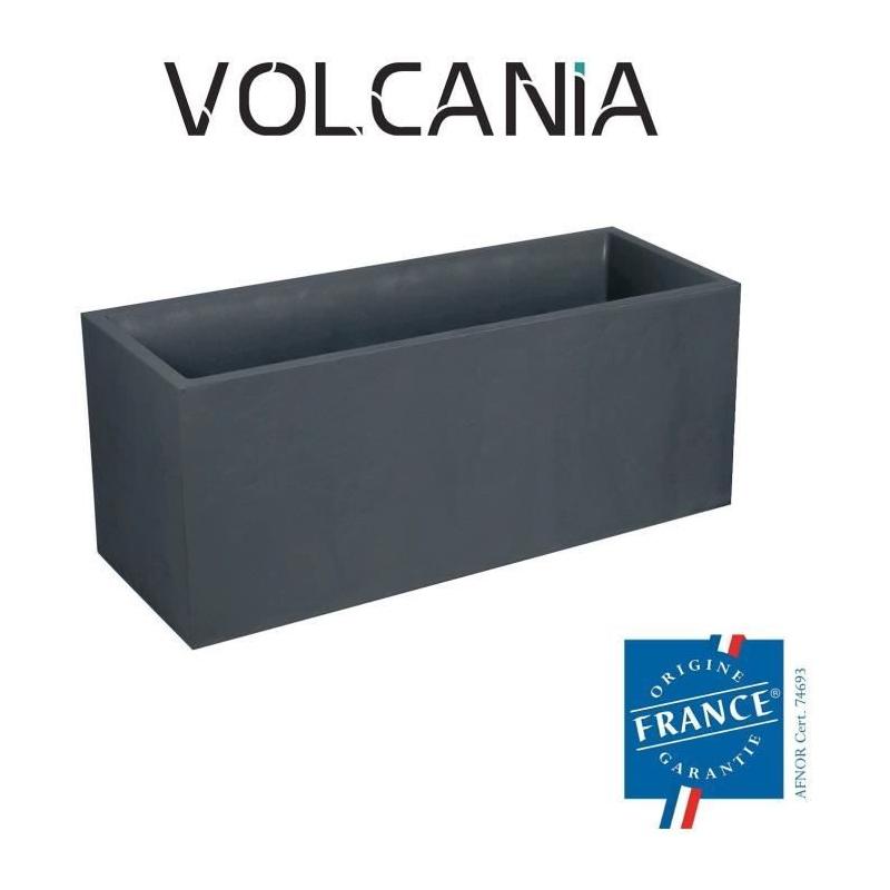 Bac à fleurs Volcania 100x40x40 cm - 97,6 L - Gris anthracite
