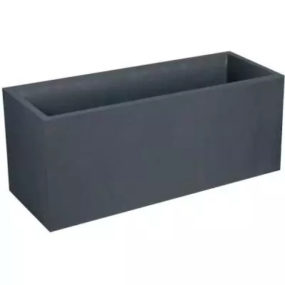 Bac à fleurs Volcania 100x40x40 cm - 97,6 L - Gris anthracite