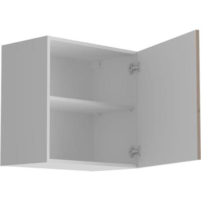 Meuble haut 1 porte OSLO - Chene Jackson - L 60 x P 36 x H 58 cm