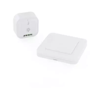 Interrupteur sans fil + Module éclairage On/Off - DIO CONNECTED HOME - Blanc Interrupteur sans fil + Module éclairage On/Off - DIO CONNECTED HOME - Blanc