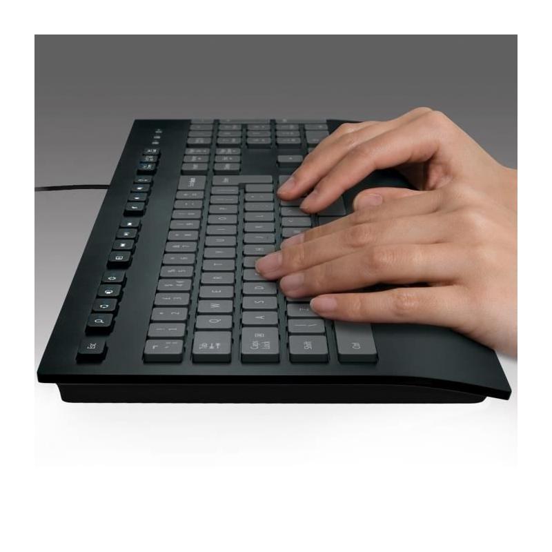Clavier Logitech K280E AZERTY Noir - Compact et Performant