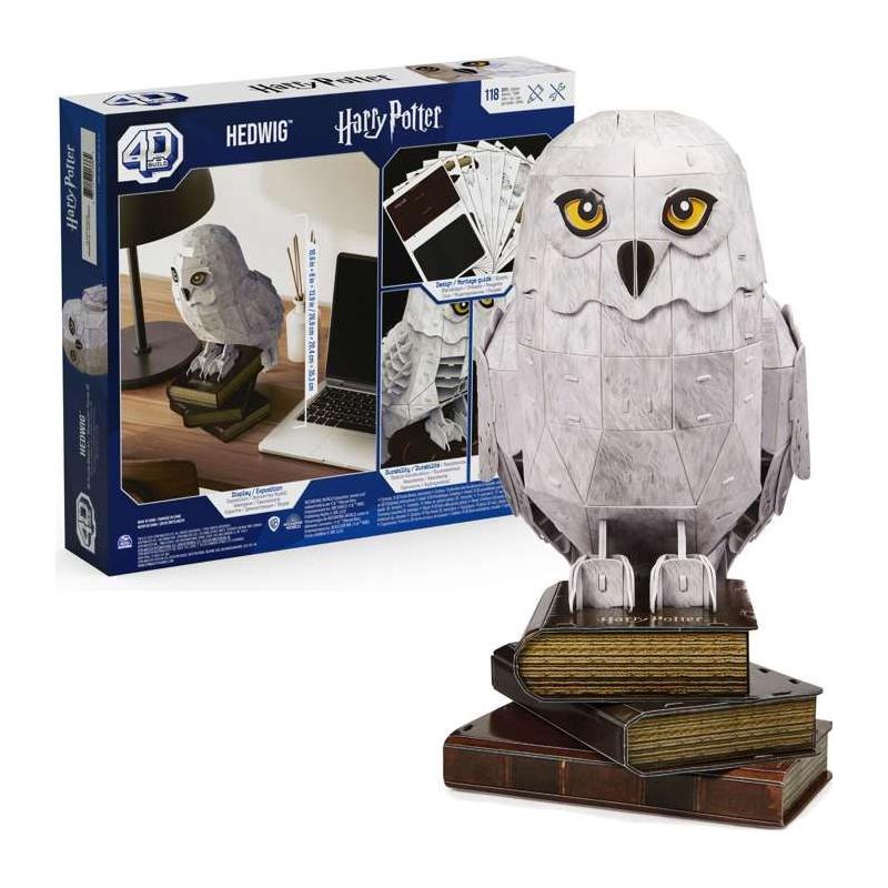 Puzzle SPIN MASTER HEDWIGE Harry Potter 4D Build - Dimensions compactes