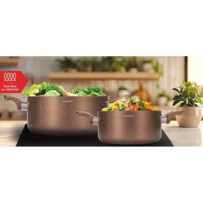Set de marmites ARTHUR MARTIN - AM9820 - Aluminium - 20-24 cm - Induction