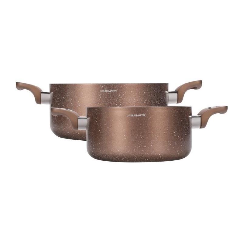 Set de marmites ARTHUR MARTIN - AM9820 - Aluminium - 20-24 cm - Induction