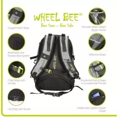 Sac à dos SCHILDKRÖT - Sac Wheel Bee BACKPACK Revolution, 42x32x19 cm