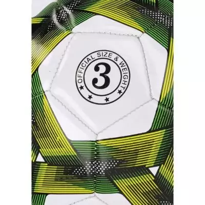 Ballon de football REZO PVC Taille 4 Jaune bicolore - Résistant Ballon de football REZO PVC Taille 4 Jaune bicolore - Résistant