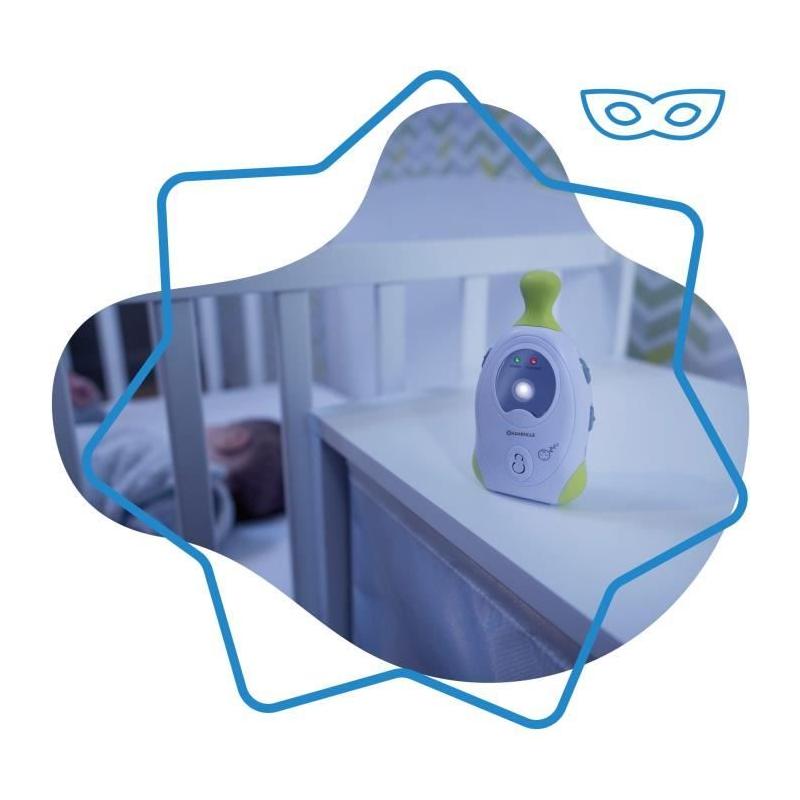Babyphone Badabulle: écoute bébé en ligne jusqu'à 300m!