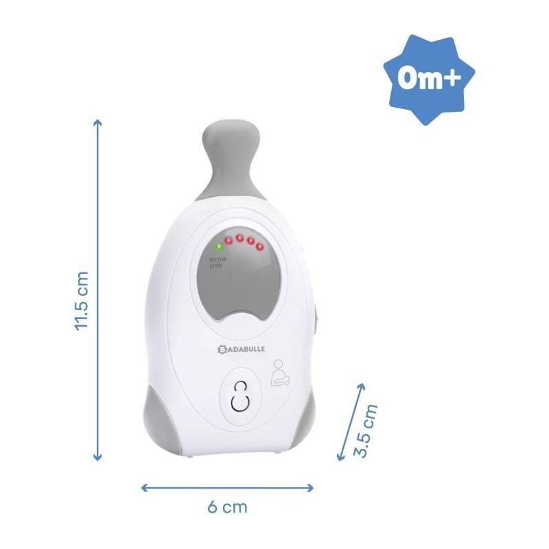 Babyphone Badabulle: écoute bébé en ligne jusqu'à 300m!