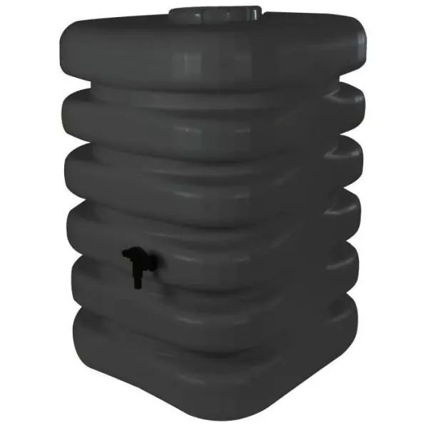 Récupérateur d'eau - BELLI - Cubique - 350 litres - Anthracite
