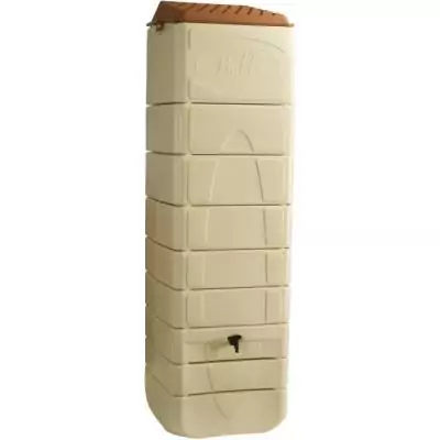 Récupérateur d'eau mural BELLI 650L Beige - Élégant et pratique