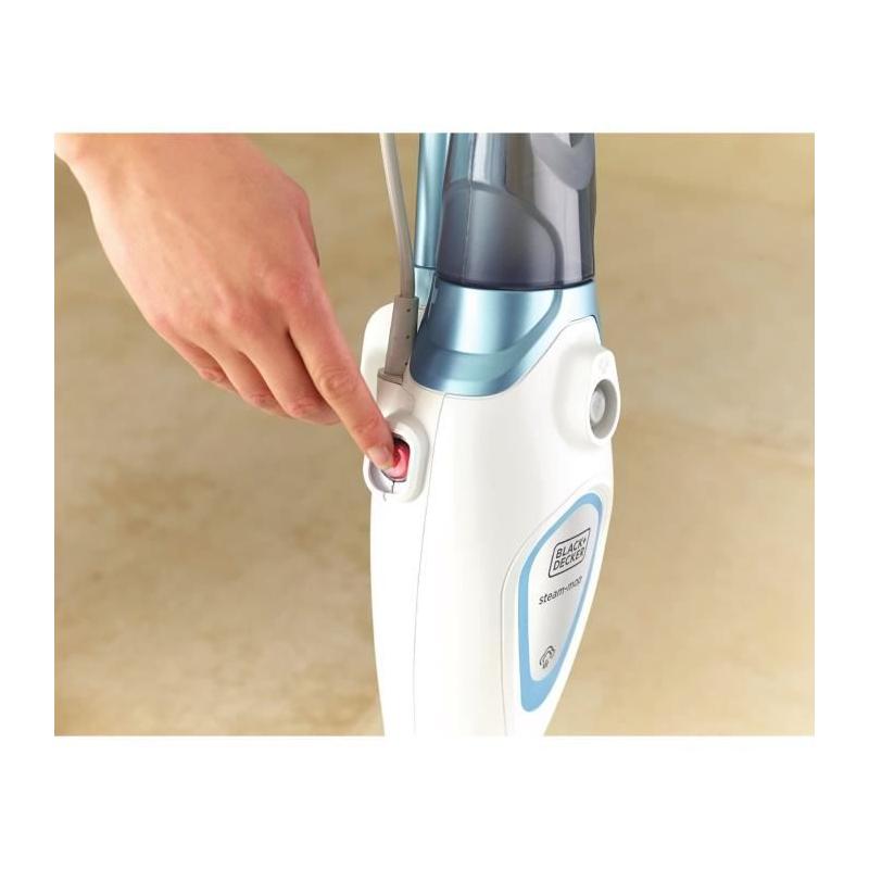 Balai Vapeur Multi-Surfaces 300W - Chauffe rapide - Câble 6M - 350 ml
