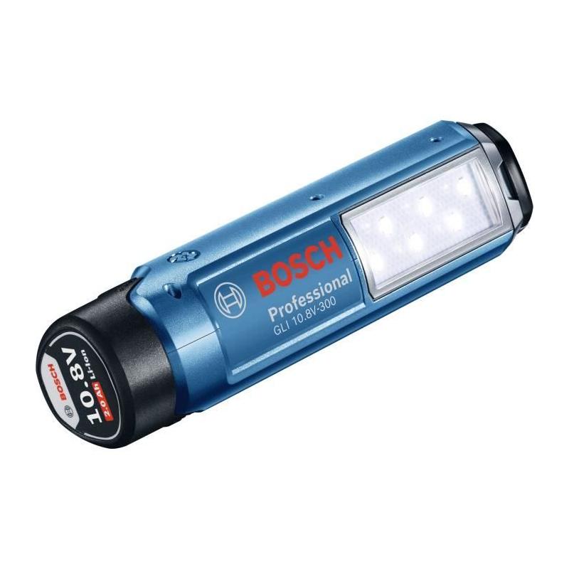 Lampe Bosch Professional GLI 12V-300: 300 lumens, jusqu'à 9h d'éclairage