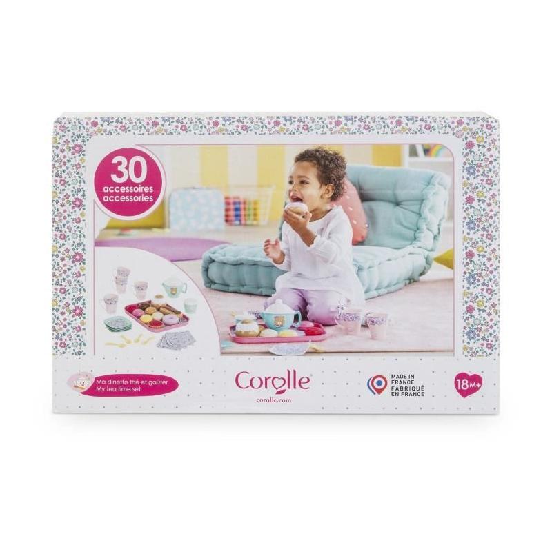Accessoires poupons COROLLE - Ma Dinette Thé et Goûter - 30 accessoires