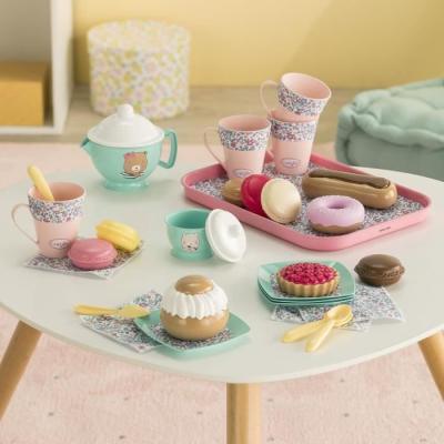 Accessoires poupons COROLLE - Ma Dinette Thé et Goûter - 30 accessoires