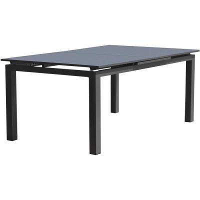 Table de jardin extensible anthracite - Aluminium 10 pers. - MIAMI