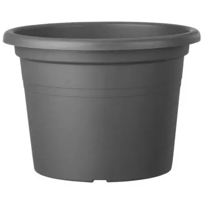 Pot de fleurs DEROMA rond anthracite 50cm - Gris moderne