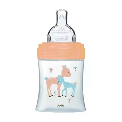 Biberon Dodie Sensation+ Anti-Coliques en Verre 150ml Beige - Parfait pour Bébé! Biberon Dodie Sensation+ Anti-Coliques en Verre 150ml Beige - Parfait pour Bébé!