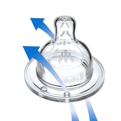 Biberon Dodie Sensation+ Anti-Coliques en Verre 150ml Beige - Parfait pour Bébé!