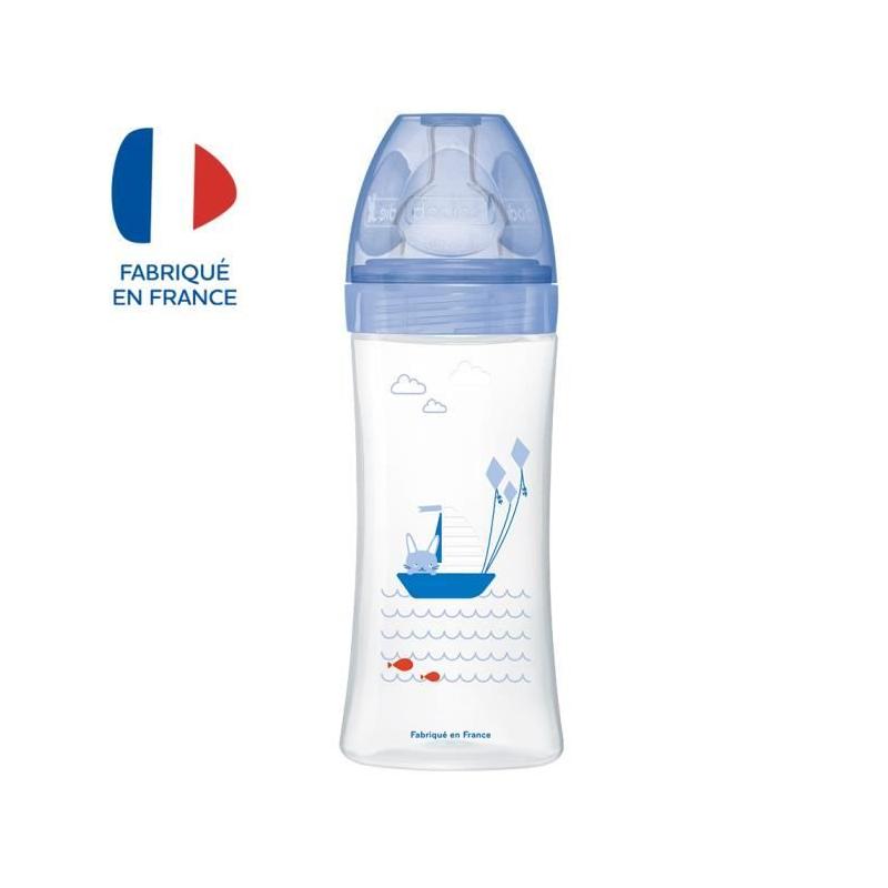 Biberon Dodie Sensation+ Anti-Coliques Lapin 330ml - Idéal pour les bébés de plus de 6 mois
