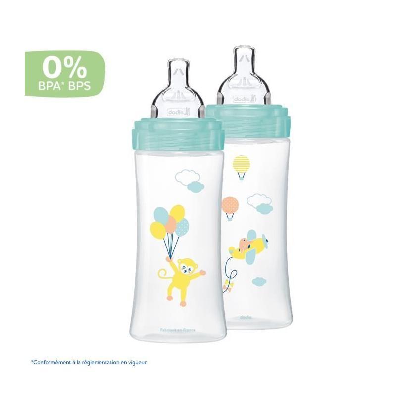 Lot de 2 Biberons Sensation+ Anti-Coliques +6m 330ml
