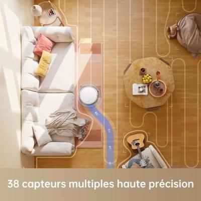 Robot Aspi Laveur DREAME Mova M1 - 4500Pa - Navigation Intelligente