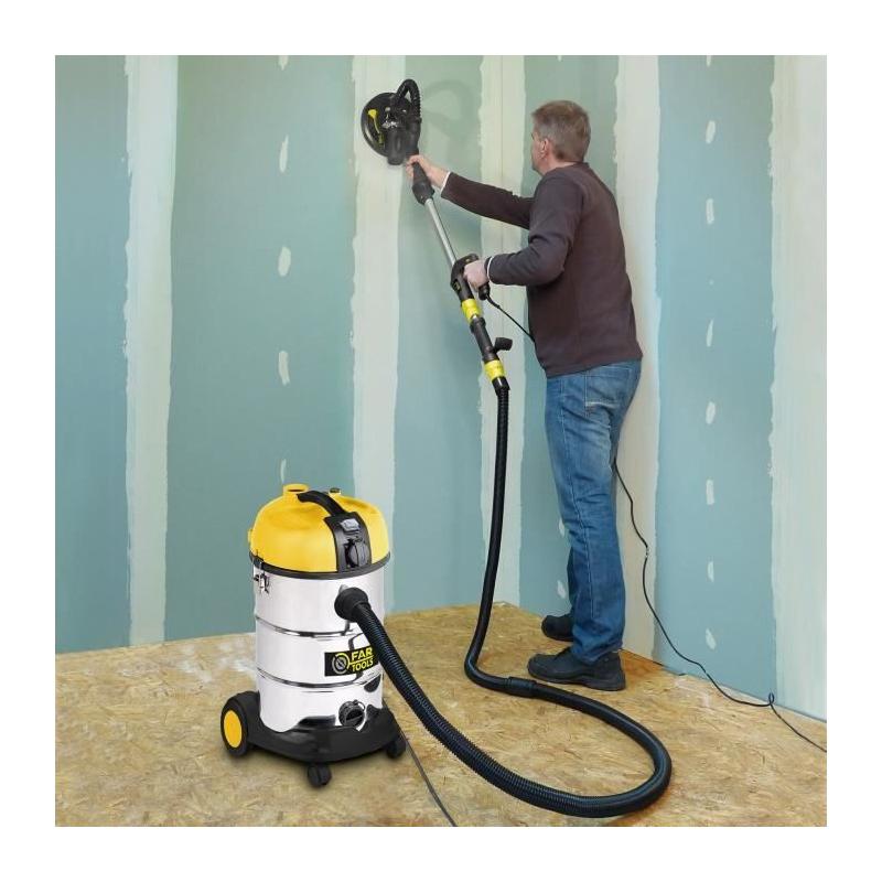Aspirateur eau et poussiere FARTOOLS NET-UP30-P - Cuve inox 30L