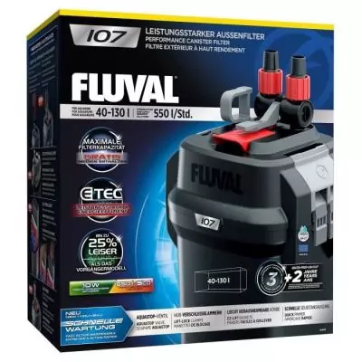 Filtre d'extérieur FLUVAL Série 7 107 pour aquarium - Efficace et compact