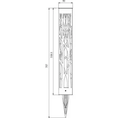Borne solaire GALIX G4465 - Illuminez votre jardin - Blanc Chaud