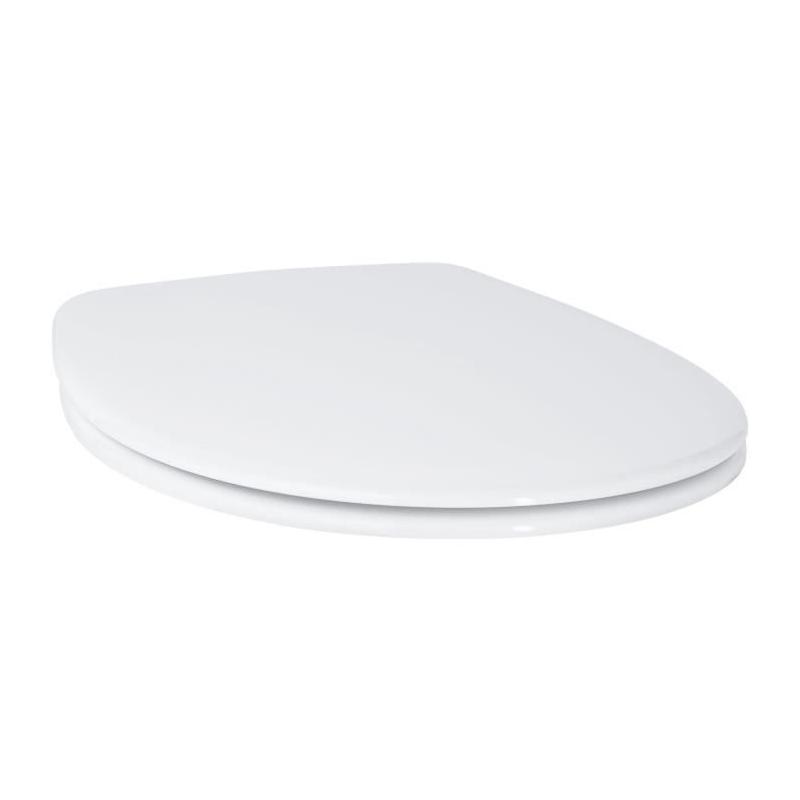 Abattant WC GROHE Bau Ceramic Blanc Alpin - SoftClose - Dimensions compactes