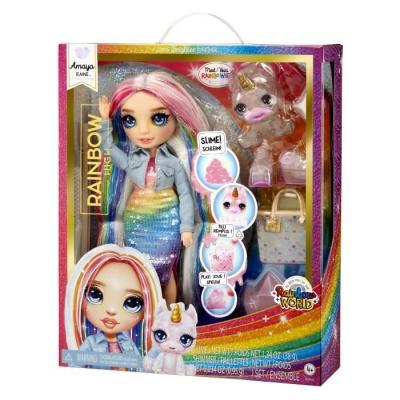 Poupée Rainbow High 28 cm avec Kit Slime & Animal - Amaya