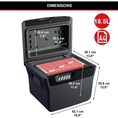 Caisse de Sécurité Anti-feu - MASTER LOCK - 18,5L - Combinaison Electronique