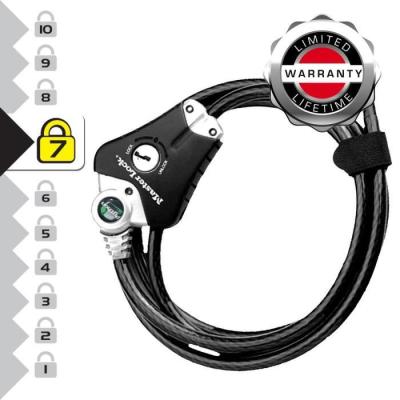 Antivol MASTER LOCK Câble ajustable 30cm-1,8m
