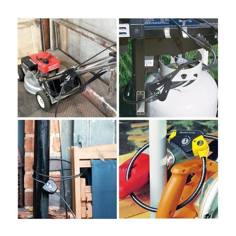 Antivol MASTER LOCK Câble ajustable 30cm-1,8m