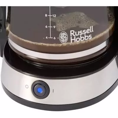 Cafetière Russell Hobbs Heaton 1,25 L Noir/Inox - Design Moderne