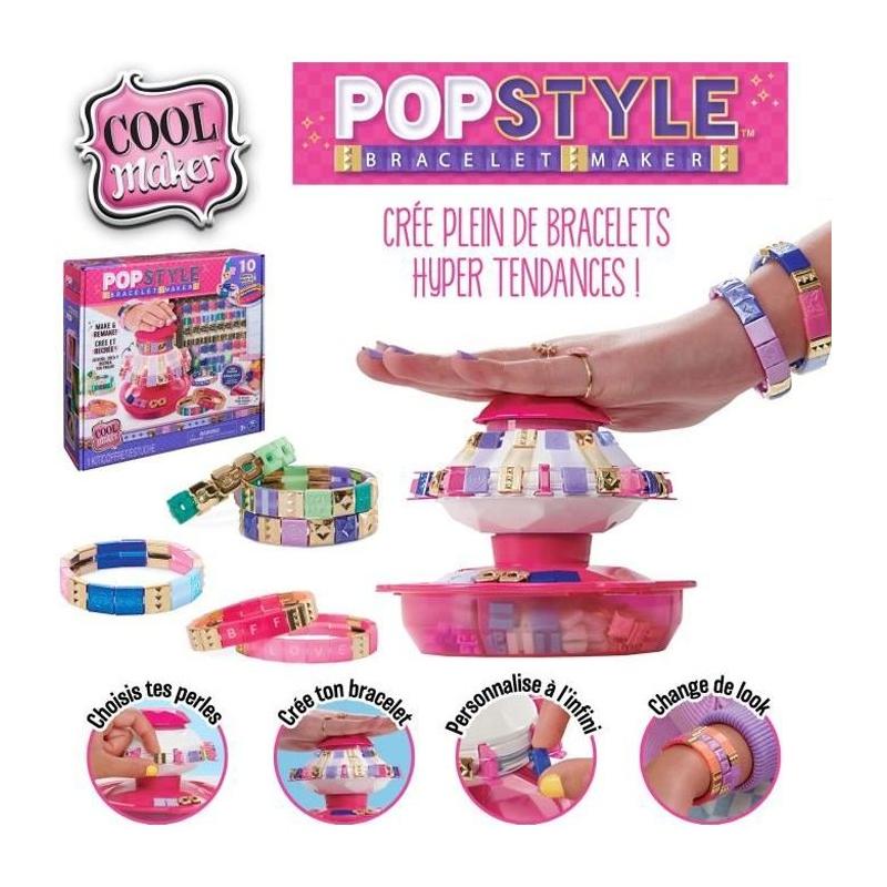 Machine à Bracelets Cool Maker - Jusqu'à 10 Bracelets - SPIN MASTER - Amusez-vous à créer vos propres bijoux !