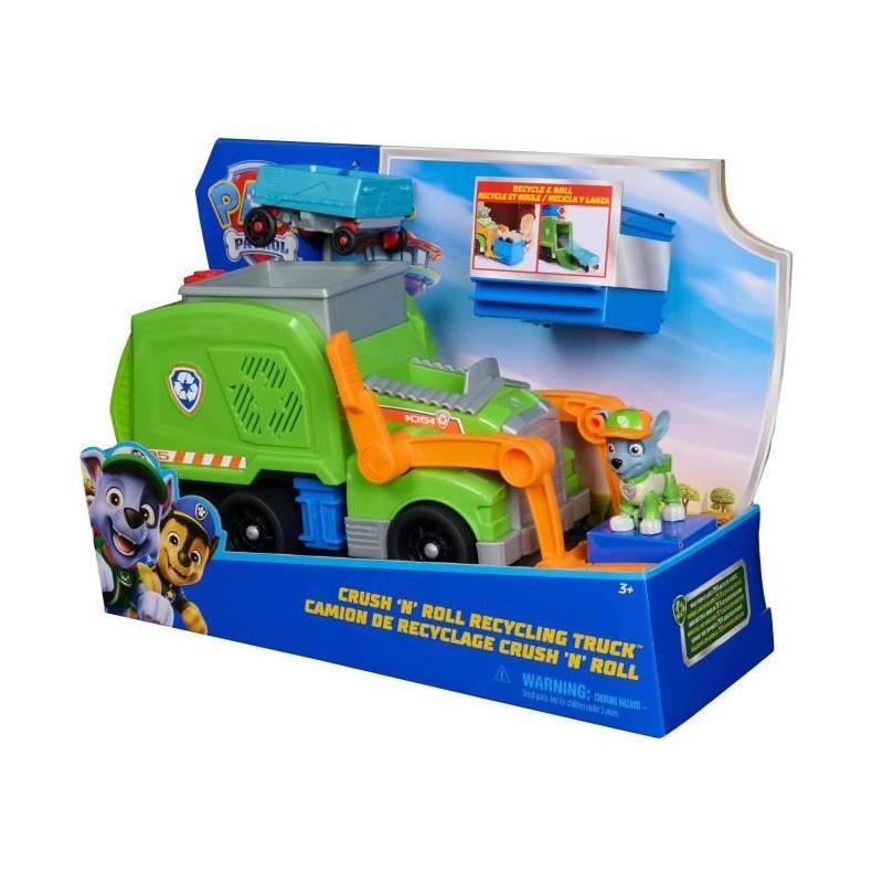 Camion Crush 'n' Roll Rocky de La Pat' Patrouille - Figurine Miniature