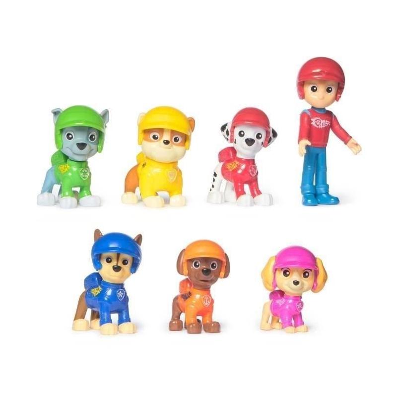 Figurines Miniatures Rescue Wheels La Pat' Patrouille - Pack de 7