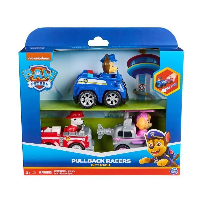 Pack de 3 véhicules rétro friction La Pat' Patrouille - Figurine miniature