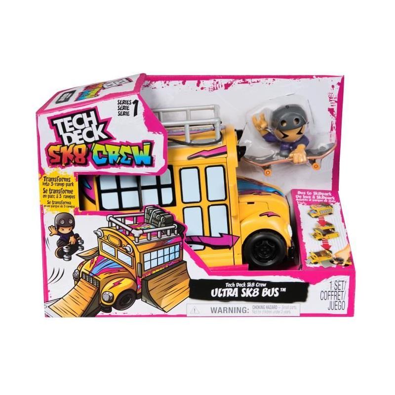 Camion Sk8 Crew Teck Deck: Set de jeu compact pour les passionnés de finger skate