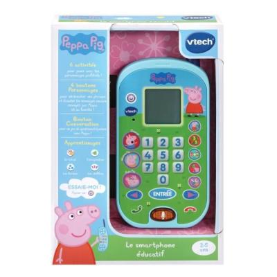Téléphone enfant VTECH Peppa Pig - Sons amusants - Éducatif