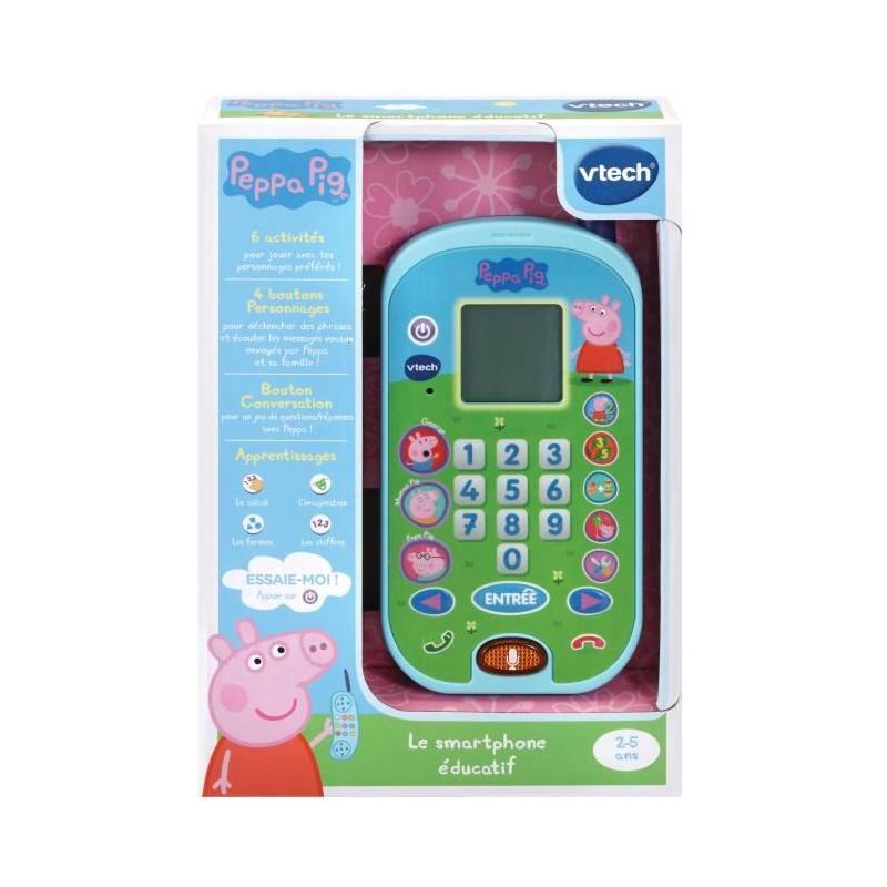 Téléphone enfant VTECH Peppa Pig - Sons amusants - Éducatif