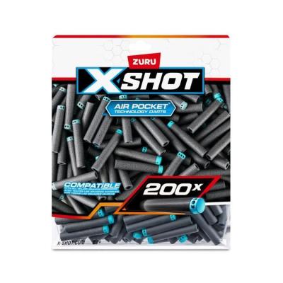 Recharge de fléchettes ZURU X-SHOT Excel Pack 200 - Technologie à poche d'air