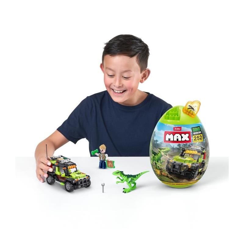 Set de construction Dino Adventure Raptor Force - 252 pièces - Camion inclus