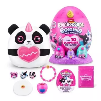 Peluches surprises ZURU - Eggzania Mini Surprise S1 - 10 surprises - 6 modèles - Moelleuse