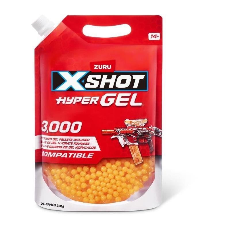 Recharge Hyper Gel ZURU X-SHOT - 3000 pastilles prêtes