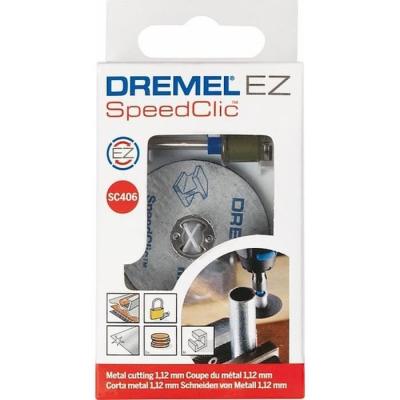 Kit de démarrage DREMEL SC406 - Disques à tronçonner métaux Ø38mm