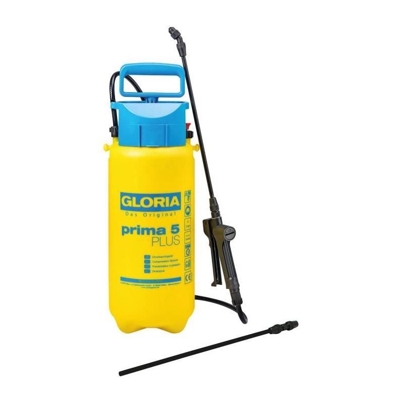 Pulvérisateur à pression GLORIA Prima 5 Plus - 5L - Résistant aux acides