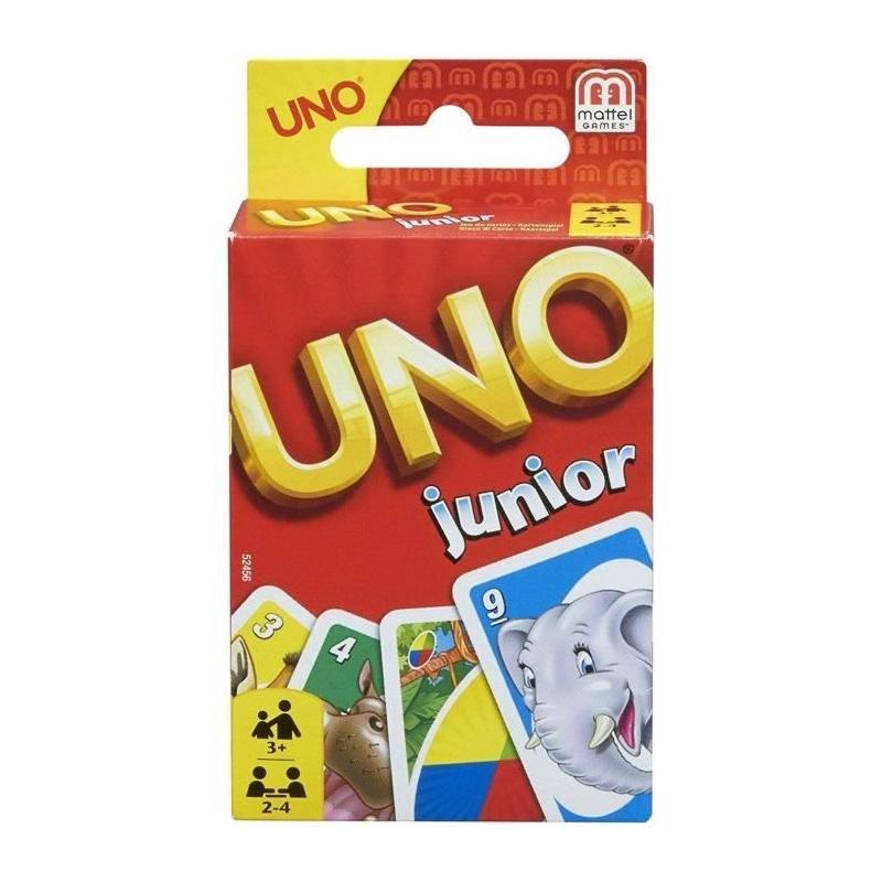 Jeu de Cartes pour Enfants Uno Junior - Dès 3 ans - Facile et Amusant
